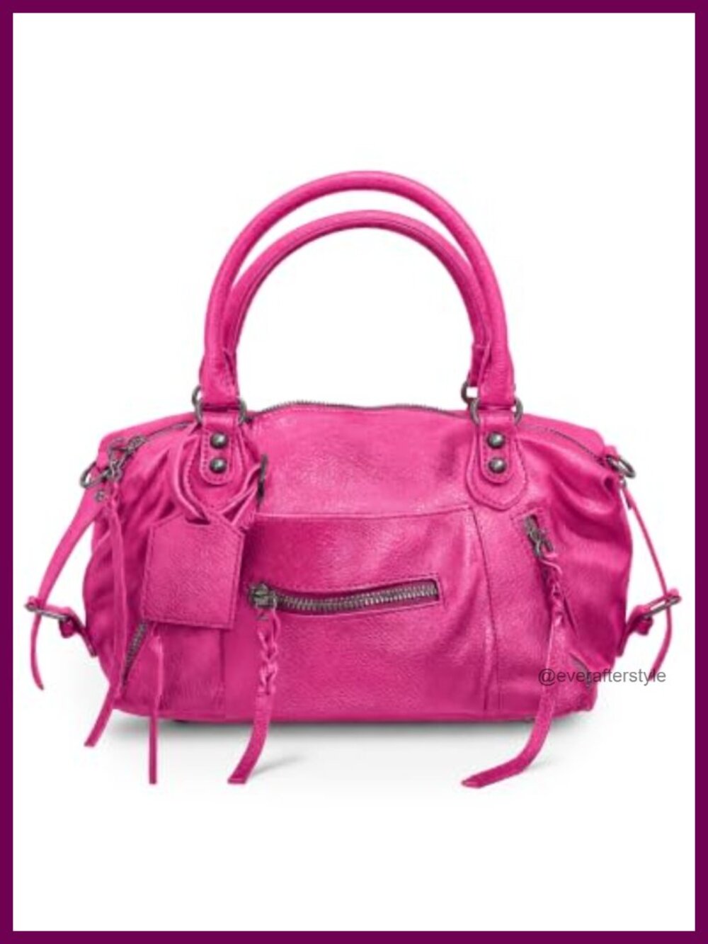 Vegan Leather Hobo Tote Crossbody Bag with Strap 8L Mini City